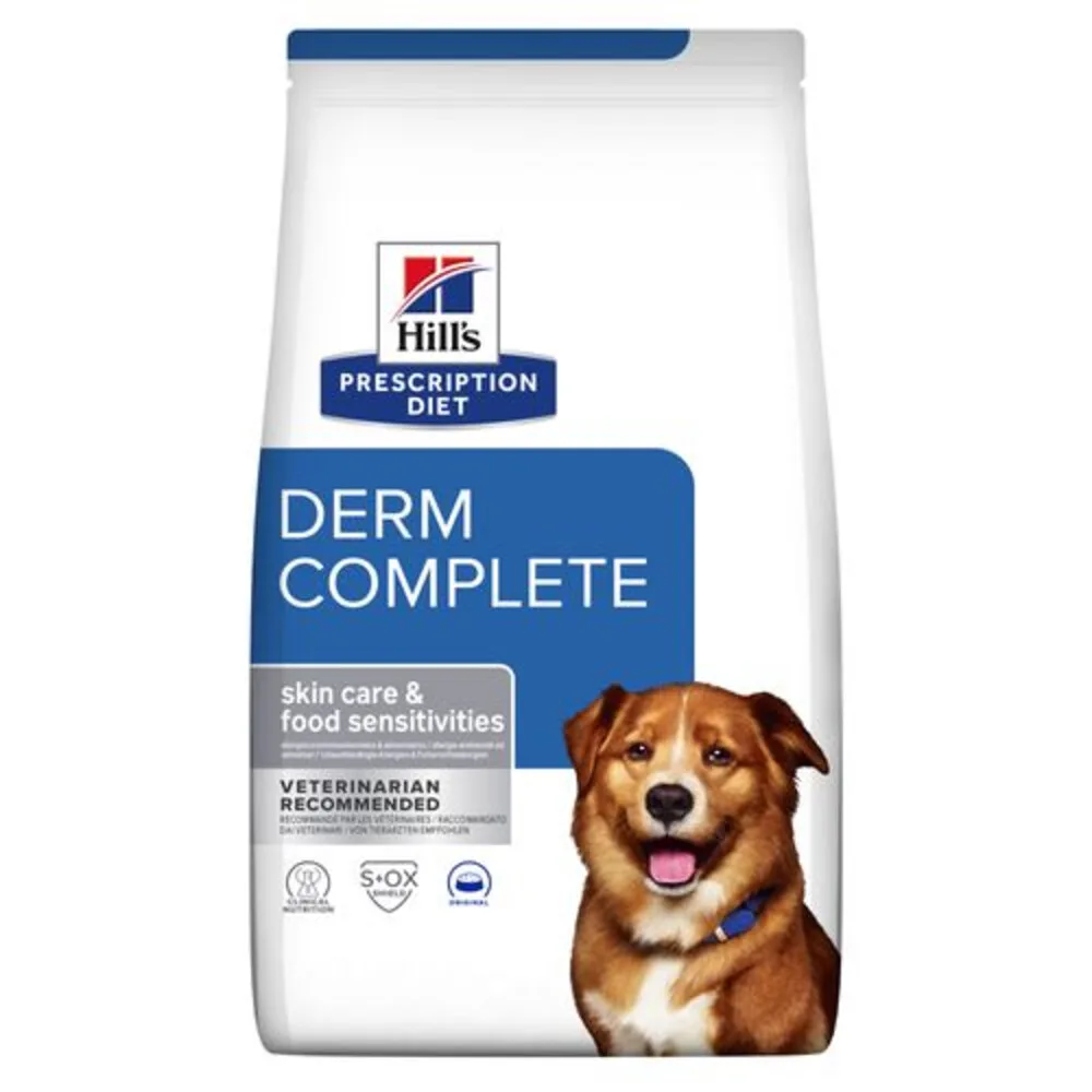 Hondenvoer Droog Derm Complete Environmental/Food Sensitivities Rijst & Ei 4 kg by Hill's – product photo
