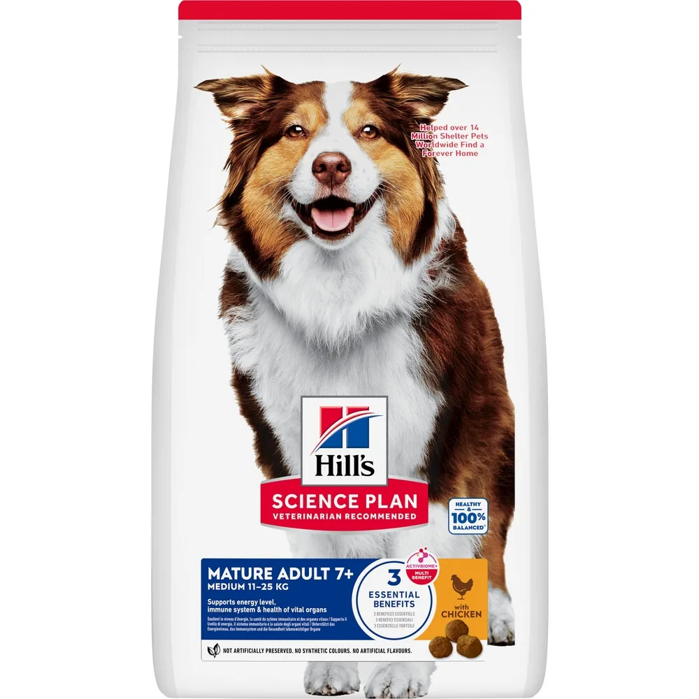 Hondenvoer Droog Mature Adult Medium Kip 2,5 kg van Hill's – productfoto