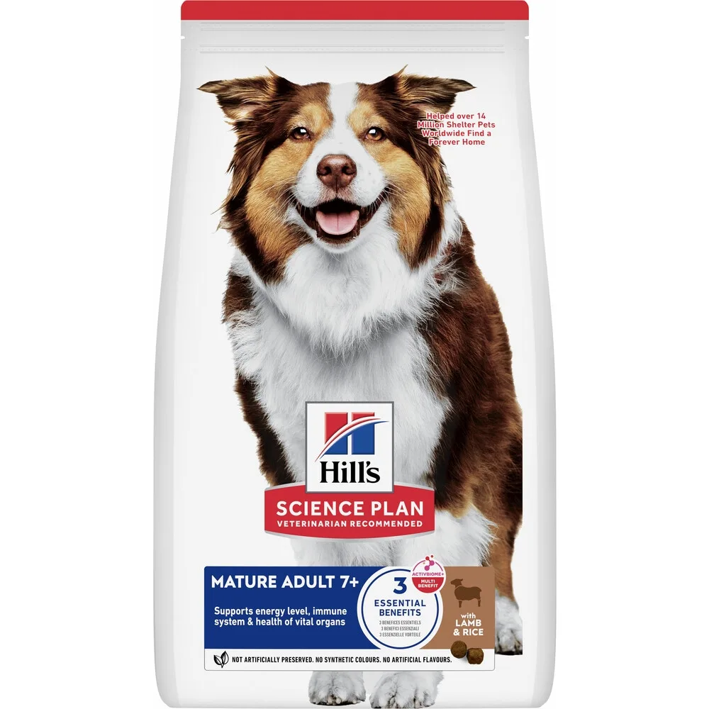 Hondenvoer Droog Mature Adult Medium Lam & Rijst 2,5 kg van Hill's – productfoto