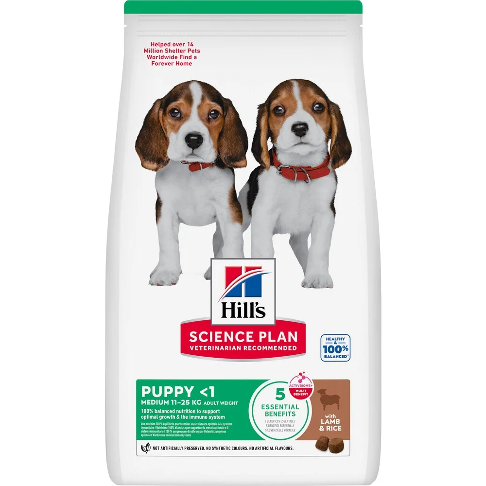 Hondenvoer Droog Medium Puppyvoer Lam en Rijst 14 kg by Hill's – product photo