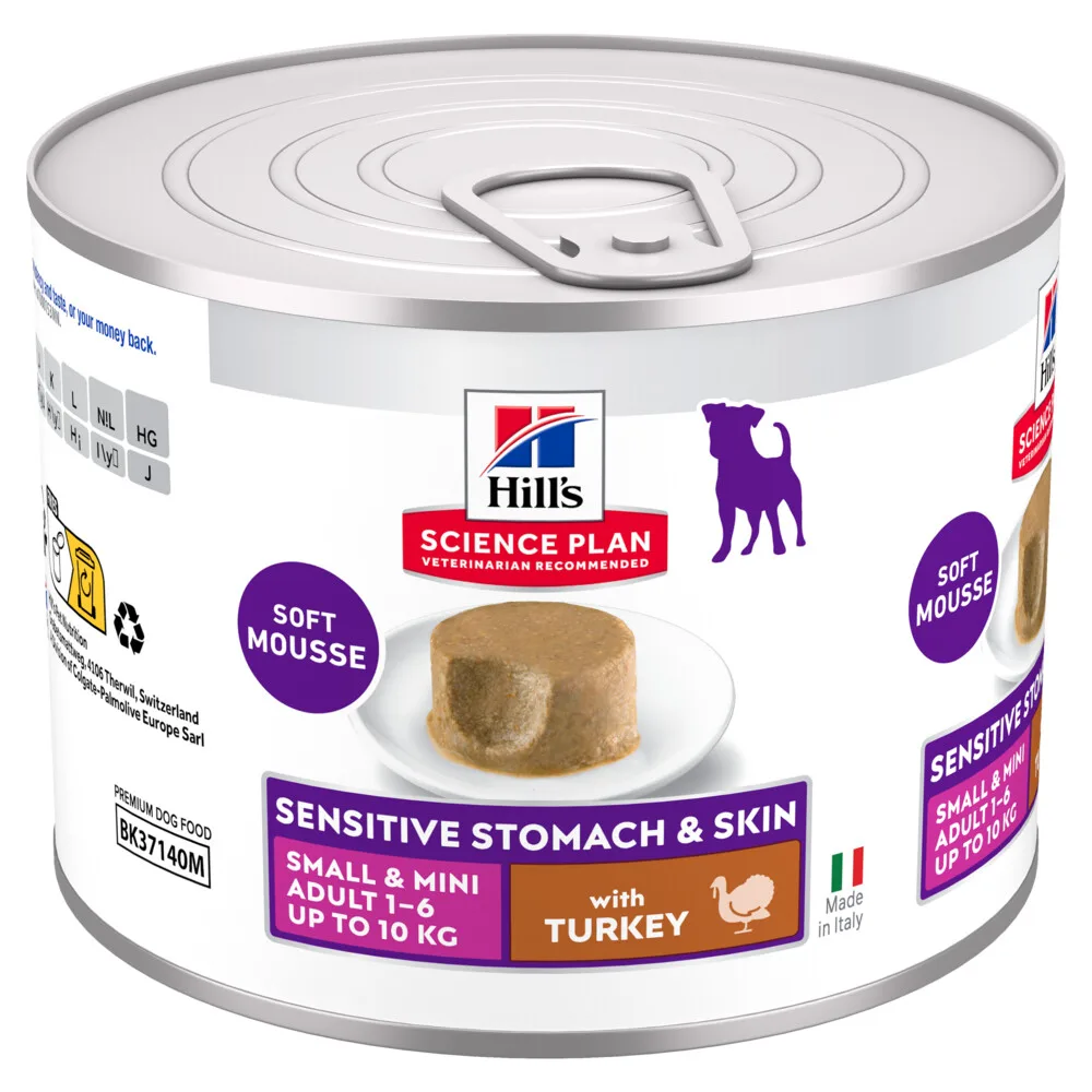Hondenvoer Nat Adult Sensitive Stomach & Skin Kalkoen 12 x 200 gr by Hill's – product photo