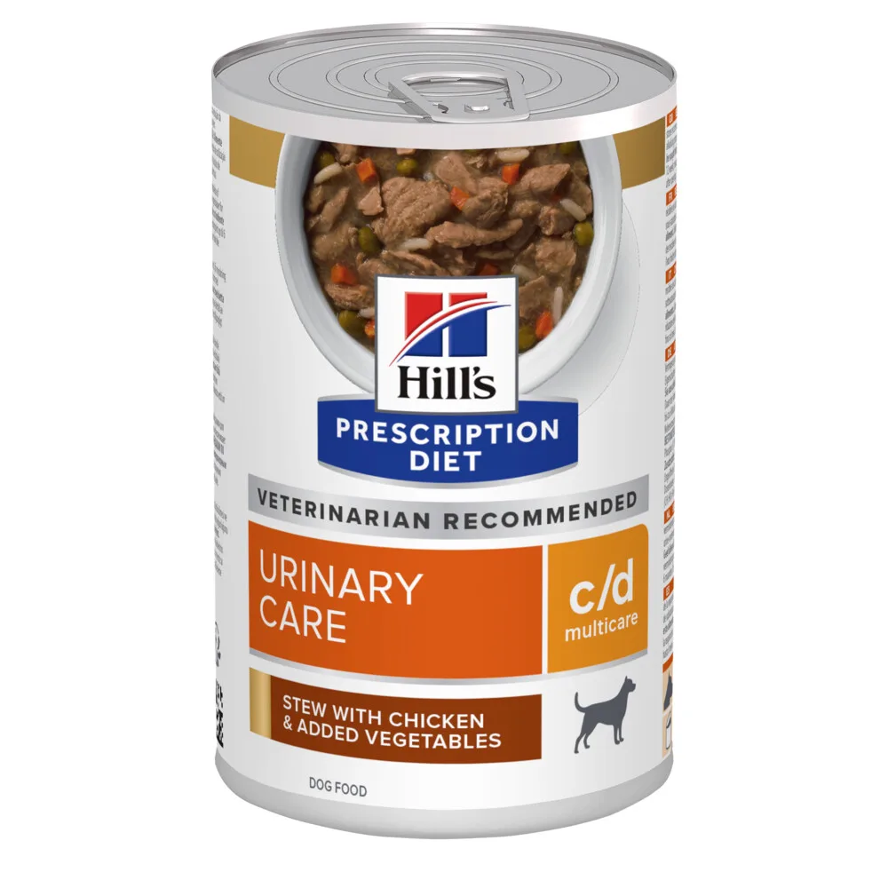 Hondenvoer Nat c/d Multicare Urinary Care Stoofpotje Kip & Groenten 24 x 156 gr by Hill's – product photo
