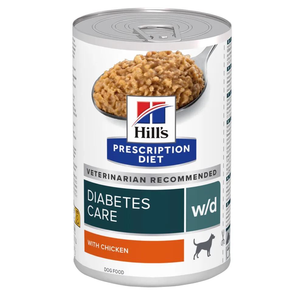 Hondenvoer Nat Diabetes w/d Kip 12 x 370 gr von Hill's – Produktfoto