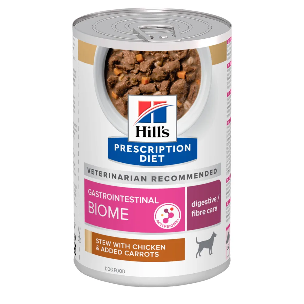 Hondenvoer Nat Gastrointestinal Biome Digestive Care Stoofpotje Kip & Wortelen 12 x 354 gr by Hill's – product photo
