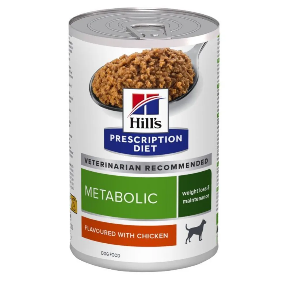 Hondenvoer Nat Metabolic Kip 12 x 370 gr von Hill's – Produktfoto