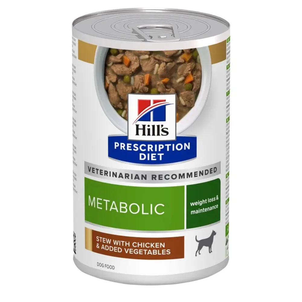 Hondenvoer Nat Metabolic Kip & Groenten 12 x 354 gr van Hill's – productfoto