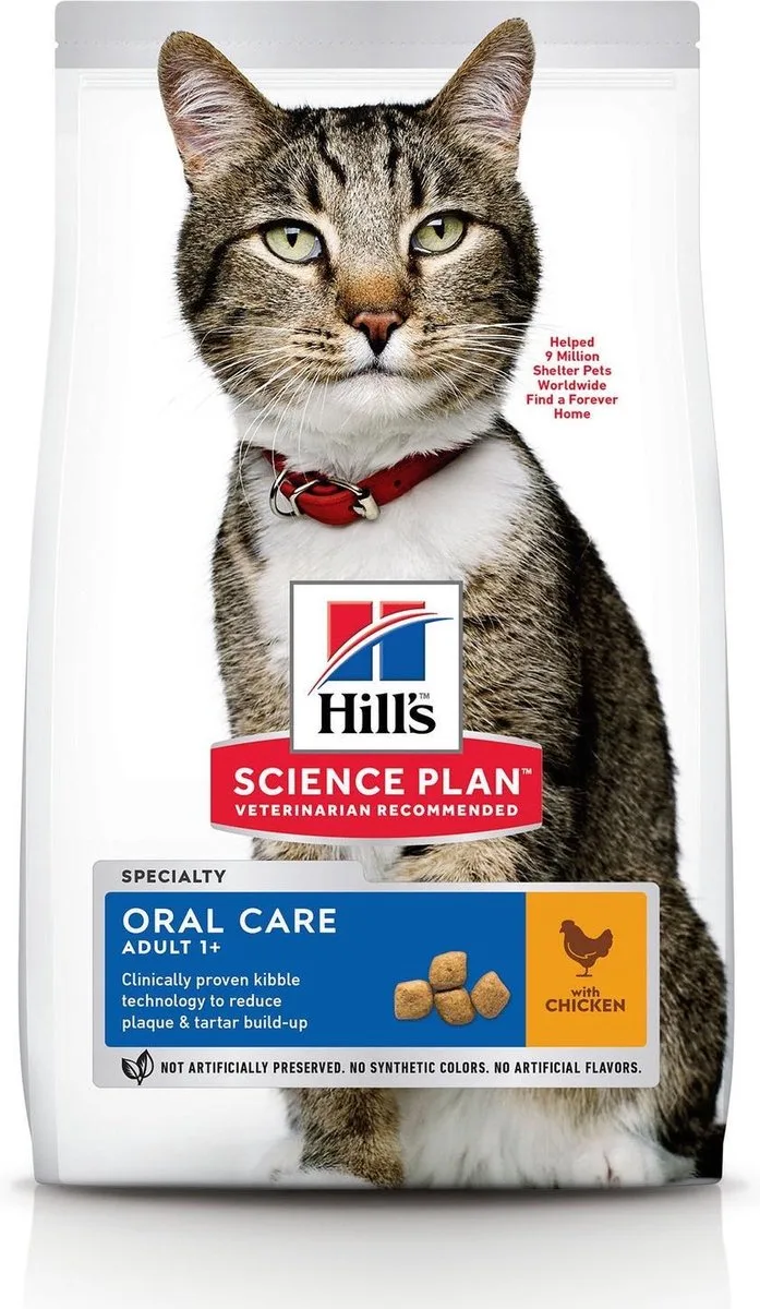 Kattenvoer Adult Oral Care Kip 7 kg de Hill's – photo produit