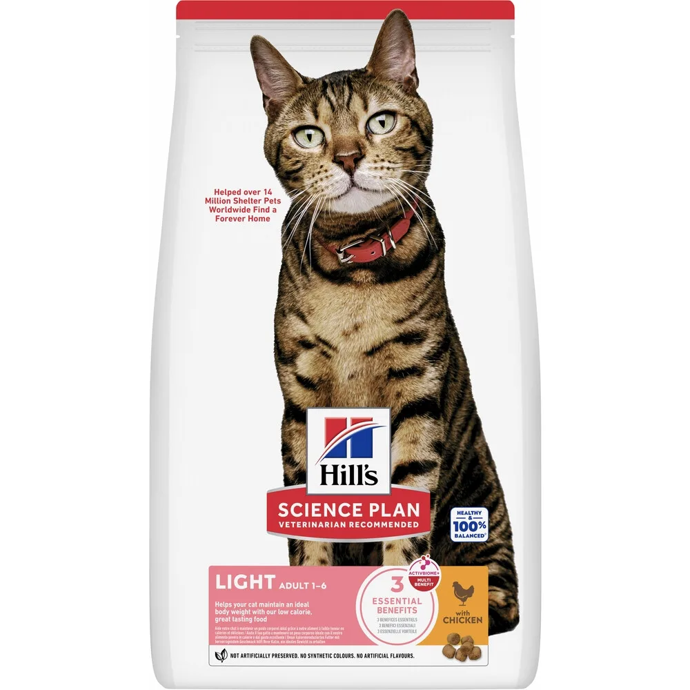 Kattenvoer Droog Adult Light Kip 1,5 kg van Hill's – productfoto