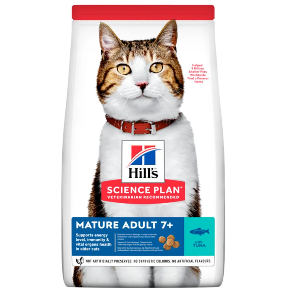Kattenvoer Droog Mature Adult Tonijn 1,5 kg by Hill's – product photo