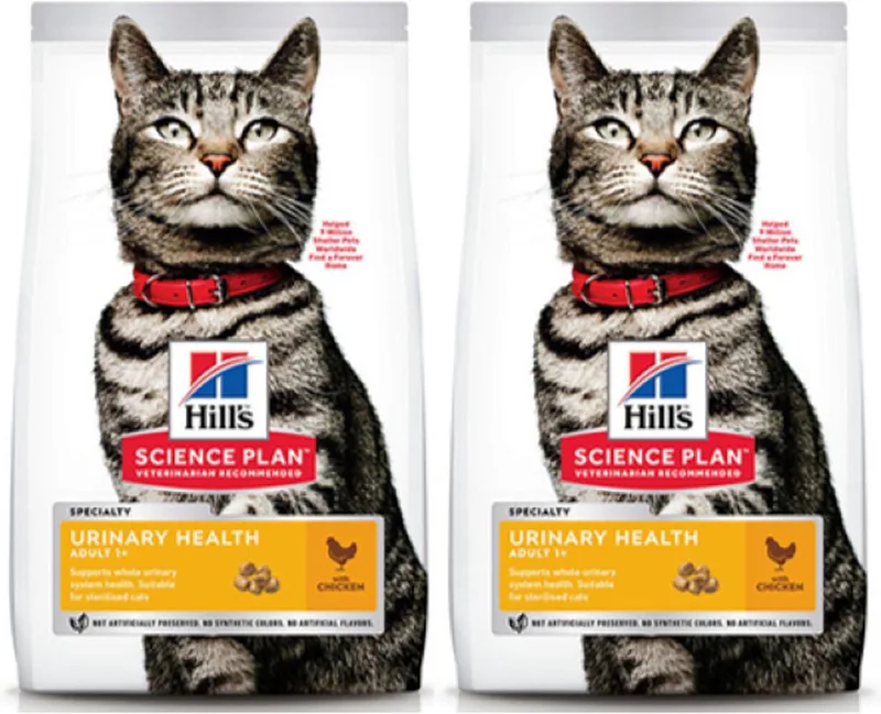 Kattenvoer - Feline Adult Urinary Health Kip - 2x 1.5kg von Hill's – Produktfoto