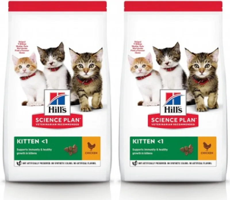 Kattenvoer - Feline Kitten Kip - 2x 1.5kg de Hill's – photo produit