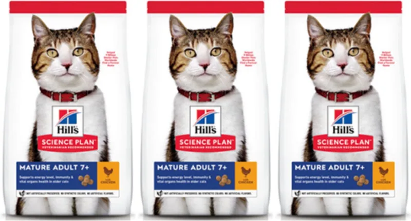Kattenvoer - Feline Mature Adult Kip - 3x 1.5kg von Hill's – Produktfoto