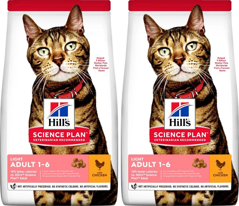 Kattenvoer - Feline Mature Adult Light Kip - 2x 1.5kg de Hill's – photo produit