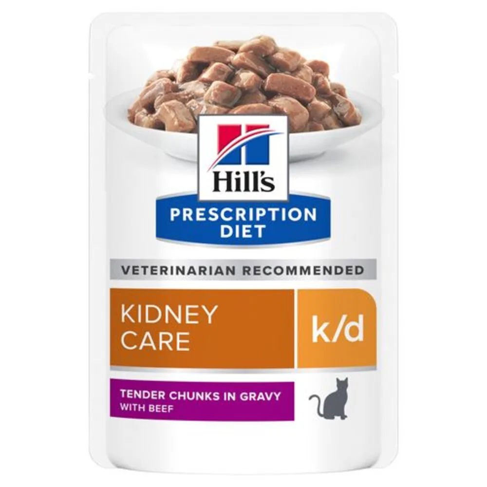 Kattenvoer Nat k/d Kidney Care Rund 12 x 85 gr by Hill's – product photo