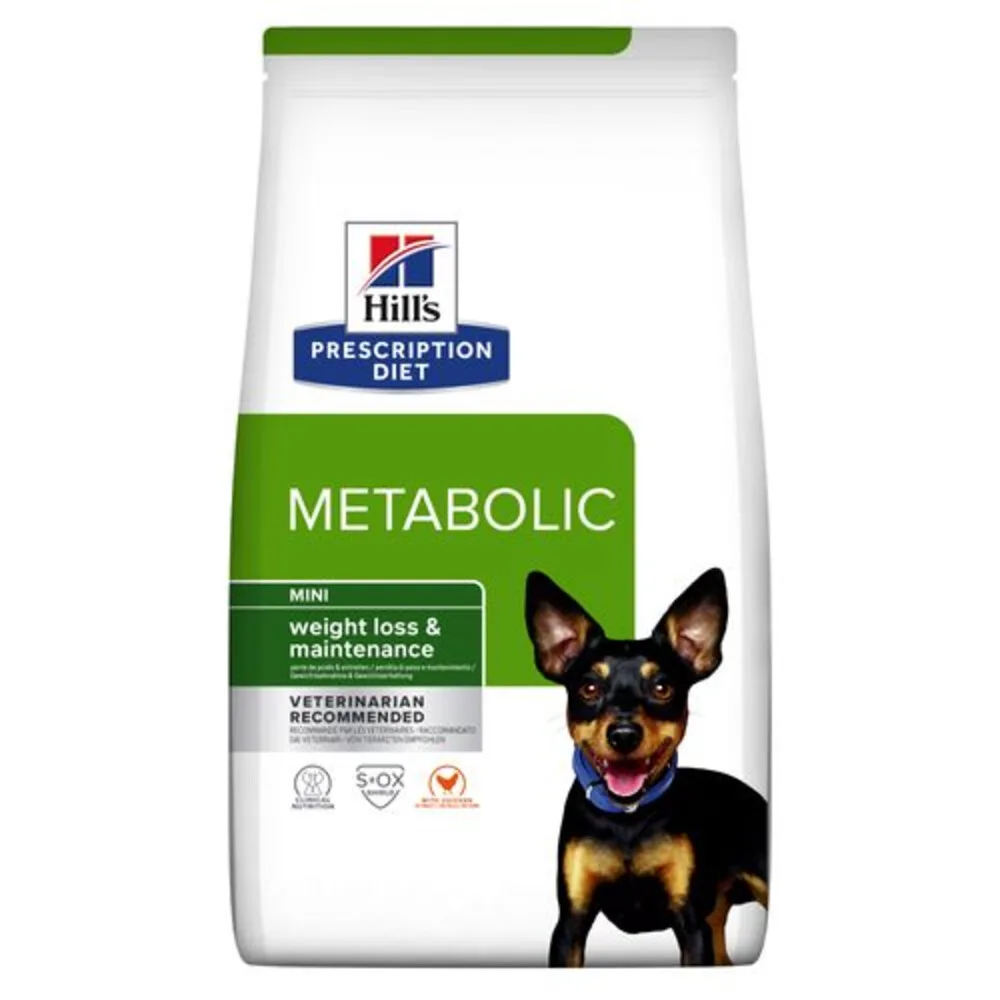 Metabolic droogvoer met kip voor minihonden 1 Kg van Hill's – productfoto