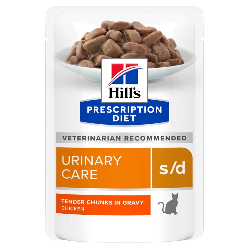 PD Feline s/d natvoer voor katten 12x85 gr från Hill's – produktbild