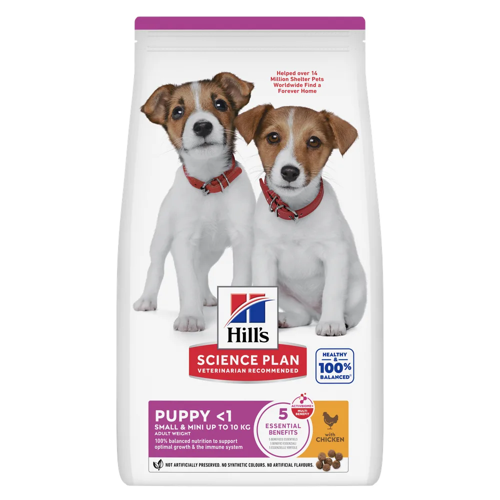 Puppy Mini droogvoer voor puppy's van kleine rassen 3 Kg van Hill's – productfoto