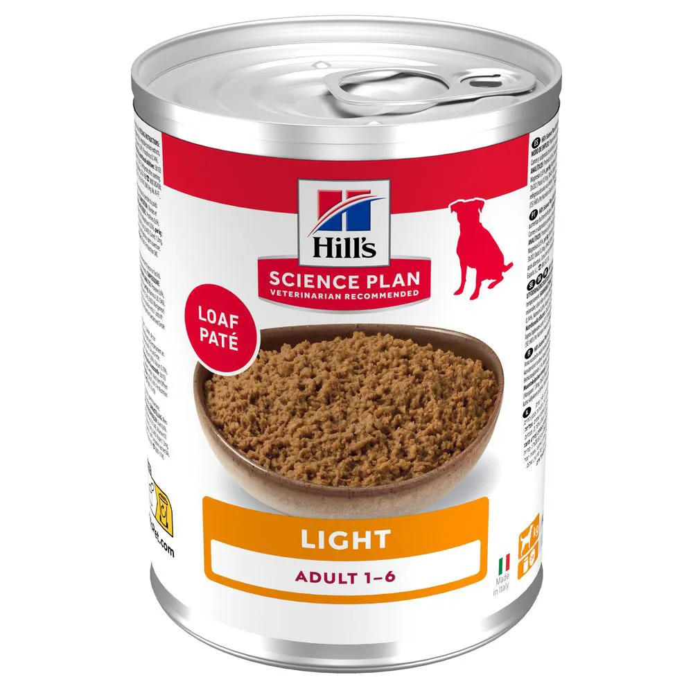 Science Plan 1 x 370 g Hondenvoer - Adult Light van Hill's – productfoto