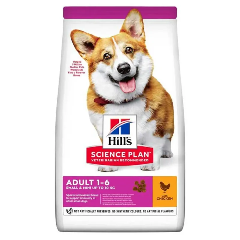 Sp Volwassen 7+ Kleine Mini Kip Hondenvoer 1.5kg by Hill's – product photo