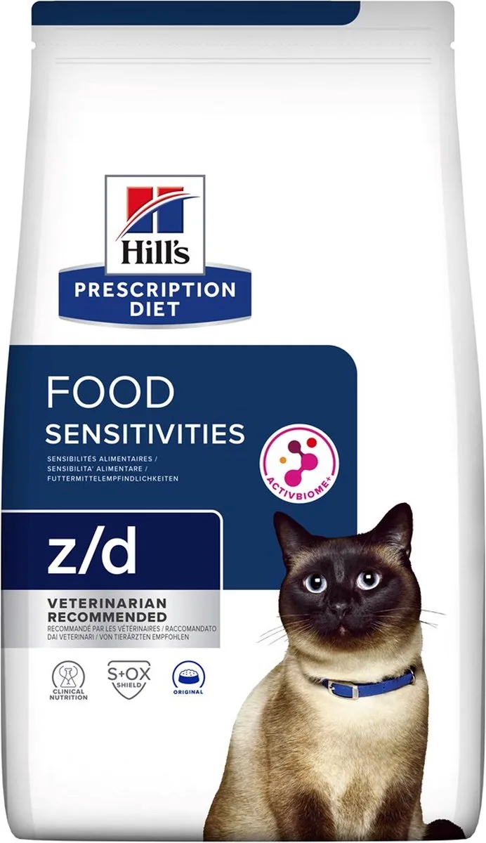z/d – Droogvoer voor Katten – Voedselallergie – Hypoallergeen – 3 kg by Hill's – product photo