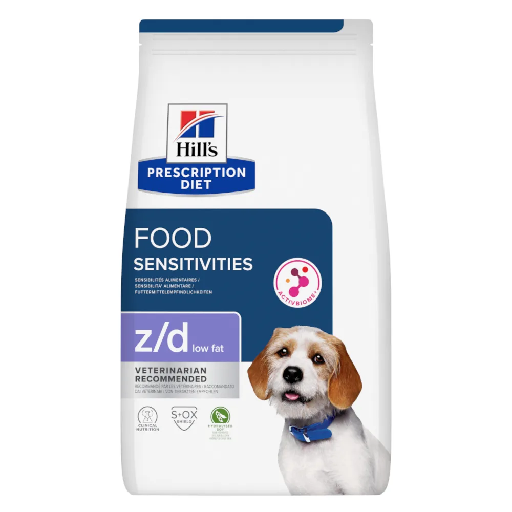 z/d Low Fat droogvoer met gehydrolyseerde soja voor honden 3 Kg by Hill's – product photo