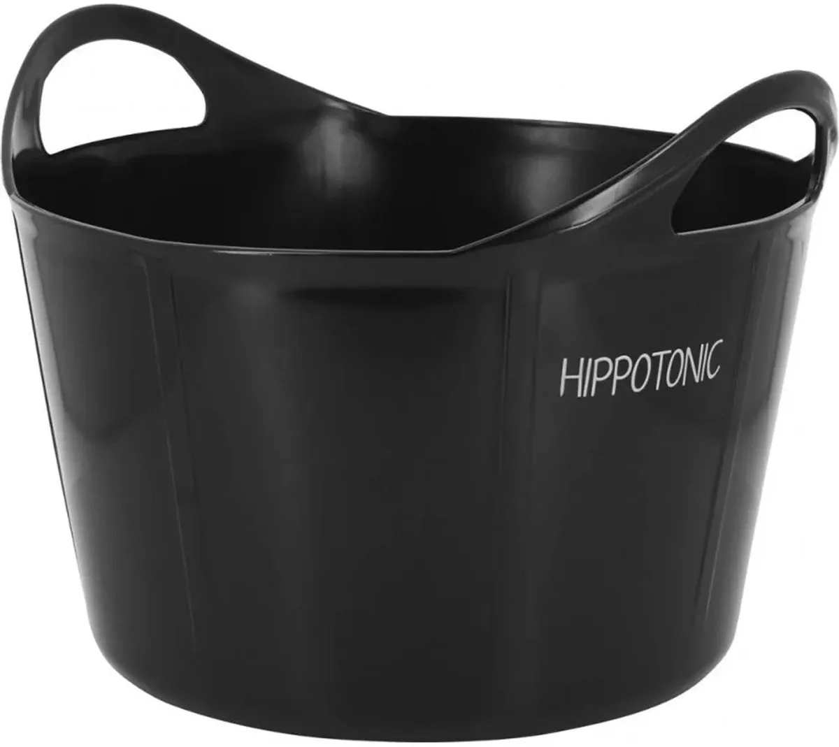 Flexibele Emmer 17l Zwart von Hippo-Tonic in Schwarz – Produktfoto