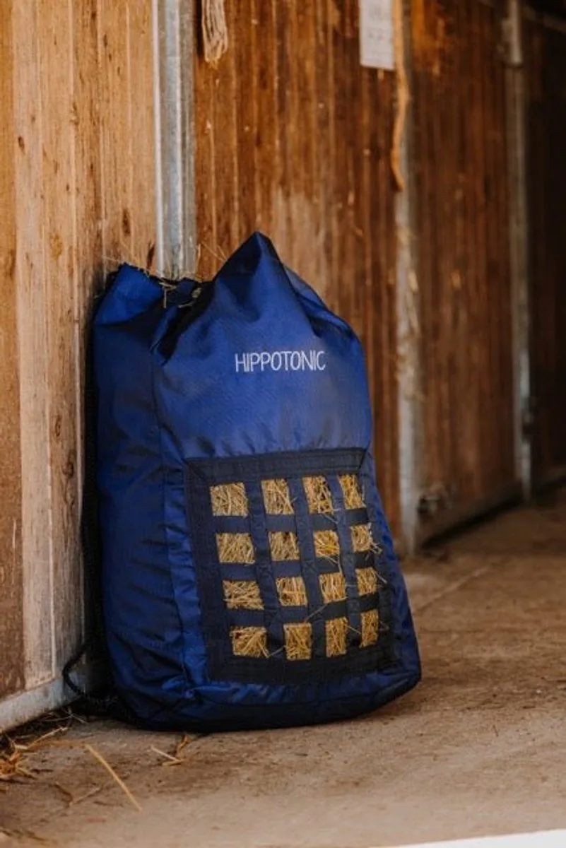 Hooizak Met Net de Hippo-Tonic en Bleu foncé – photo produit