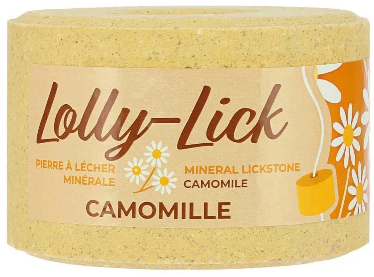 Lolly-lick Camomile 700g Paardensupplement van Hippo-Tonic in Geel – productfoto