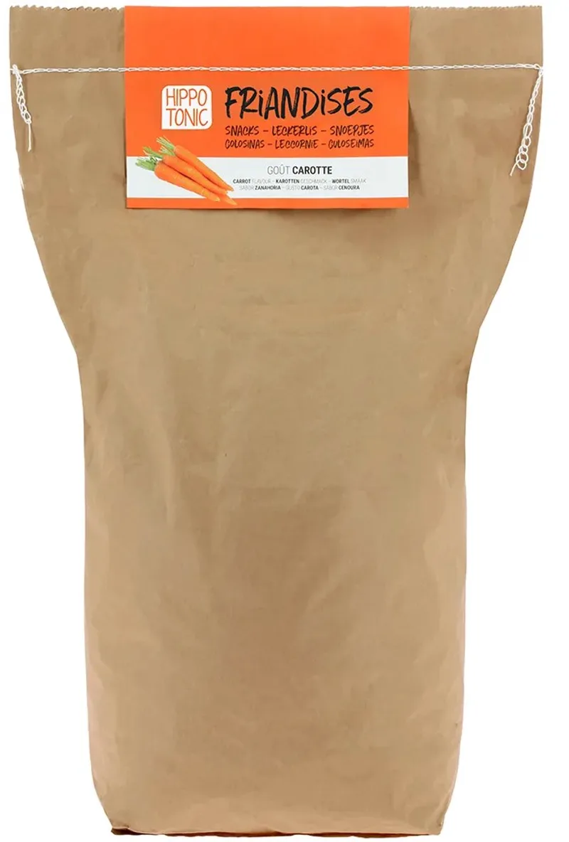 Wortel Paardensnoepjes 10kg 10kg von Hippo-Tonic in Beige – Produktfoto