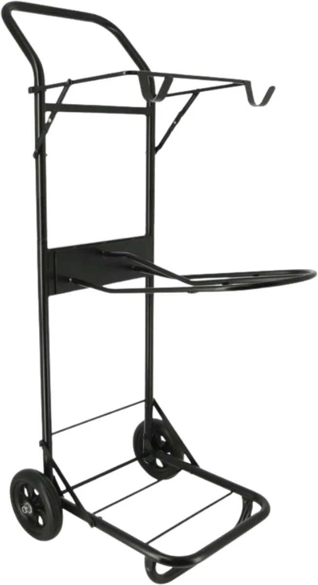 Zadelkar -Trolly - L 60 x B 38 x H 127 cm de Hippo-Tonic en Noir – photo produit