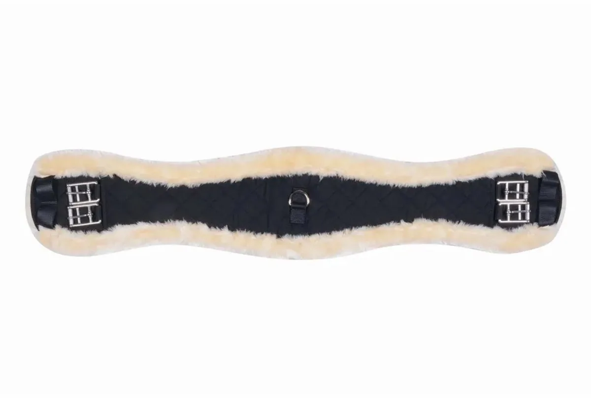 Artificial Fur Dressage Paardensingel Zwart 70 cm de HKM en Noir – photo produit