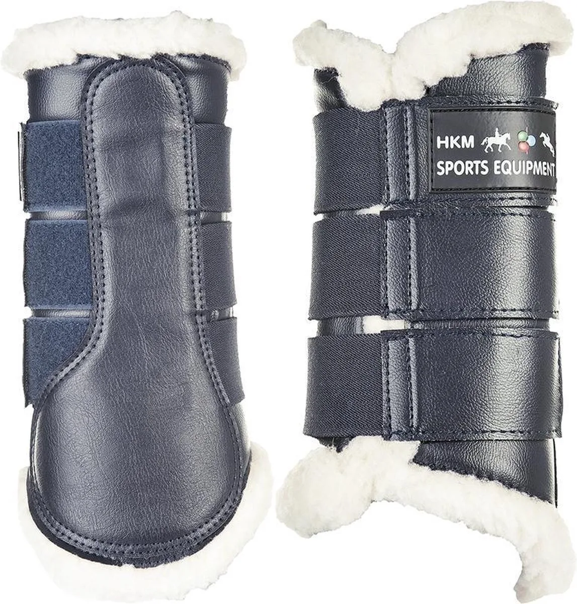 Beenbeschermers -Comfort- donkerblauw XL by HKM in Blue – product photo