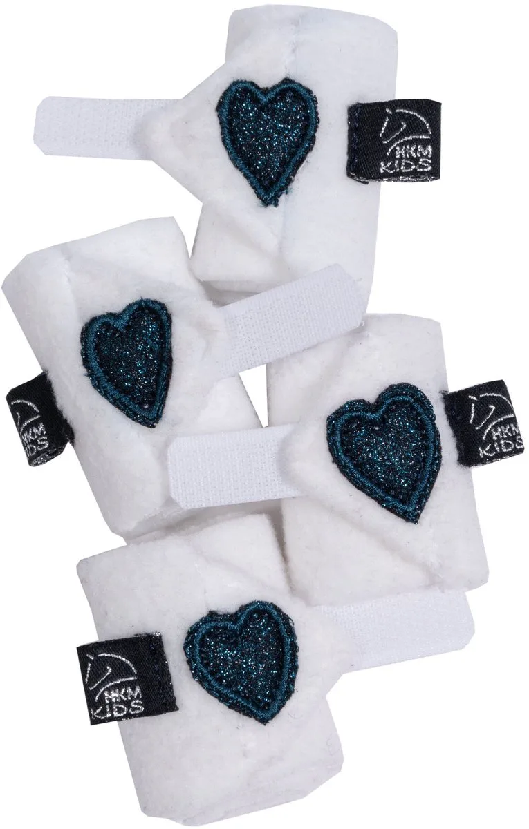 Cuddle Pony - Wedstrijdset Wit/Donkerblauw de HKM en Bleu foncé – photo produit