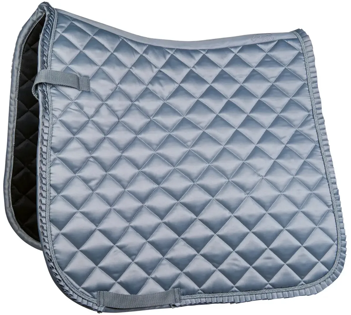 Dressuurmat voor paarden HKM Monaco Noble de HKM en Grau blau – photo produit