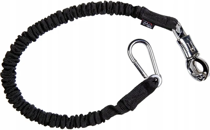 Elastisch Halster Touw 90 cm by HKM in Black – product photo