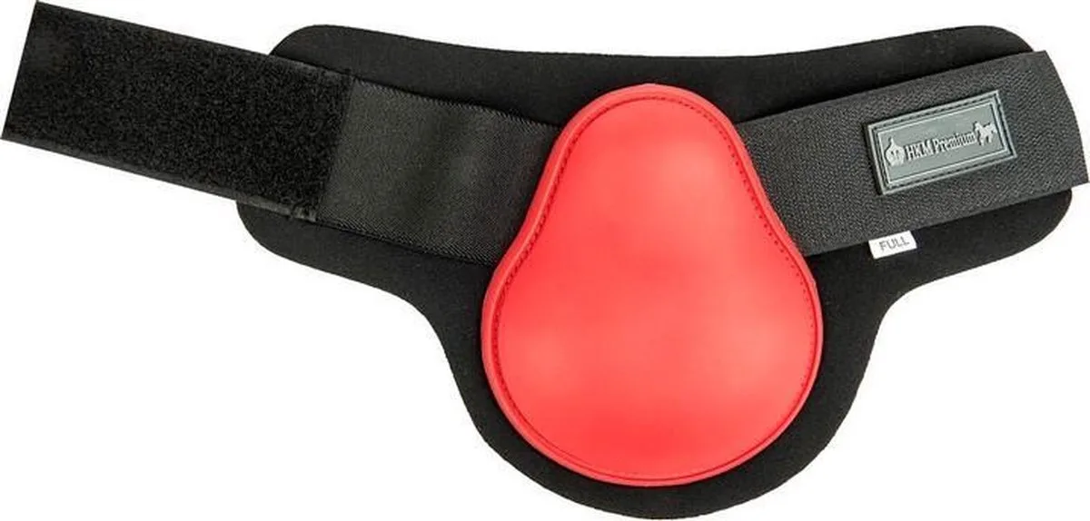 Fetlock boots -HKM Premium- hind legs van HKM in Rood – productfoto