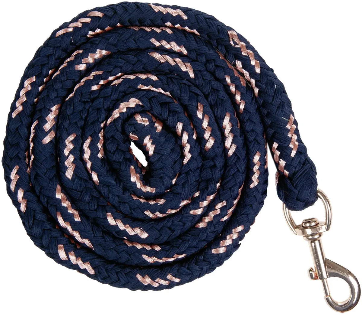 Fietskoord met karabijnhaak HKM Rosegold från HKM i Marine – produktbild