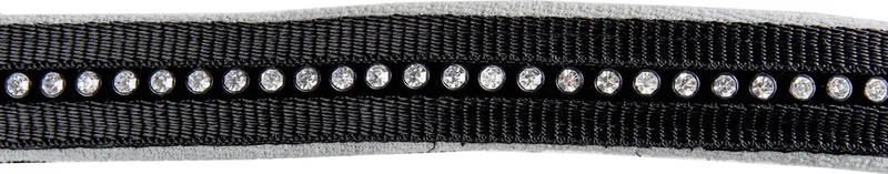 Halster + touw -Crystal- zacht onderlegd Full de HKM en Noir, Gris – photo produit
