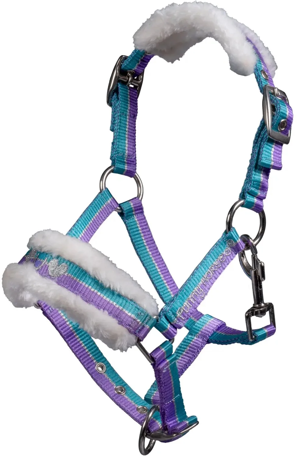 Halster voor bontpaard HKM Funny Horses by HKM in Turquoise – product photo