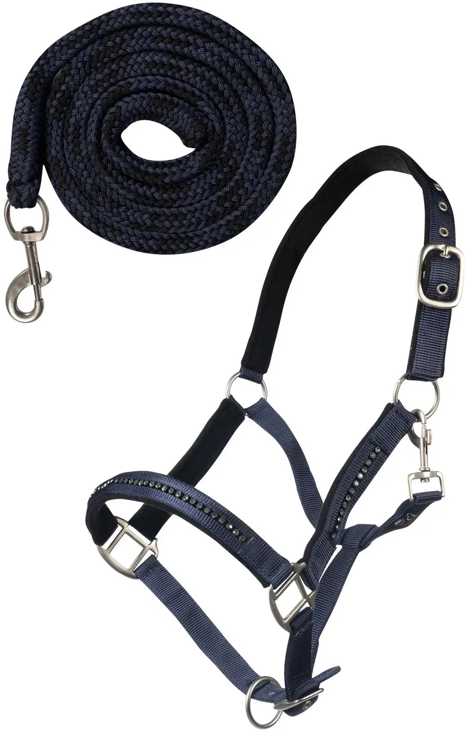 Halster voor paard met musketon HKM by HKM in Dark blue – product photo
