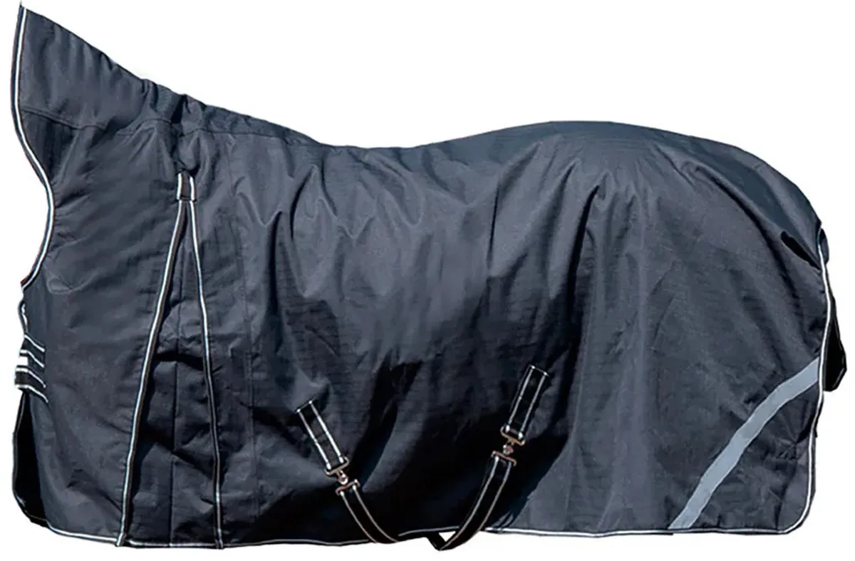 Highneck deken Innsbruck 1200D-145-195-200 gr. de HKM en Noir – photo produit
