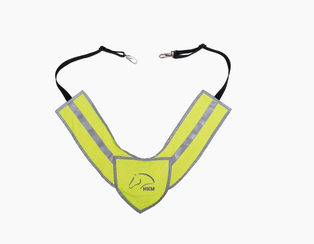 HiViz borsttuig - fluorescerend - one size van HKM in Geel – productfoto