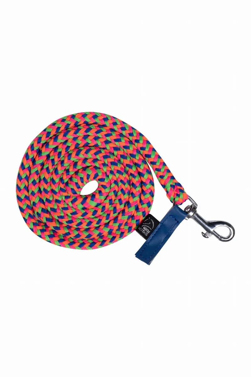 HobbyHorsing Sofia Neon Halster met Lijn by HKM in Kleurrijk – product photo
