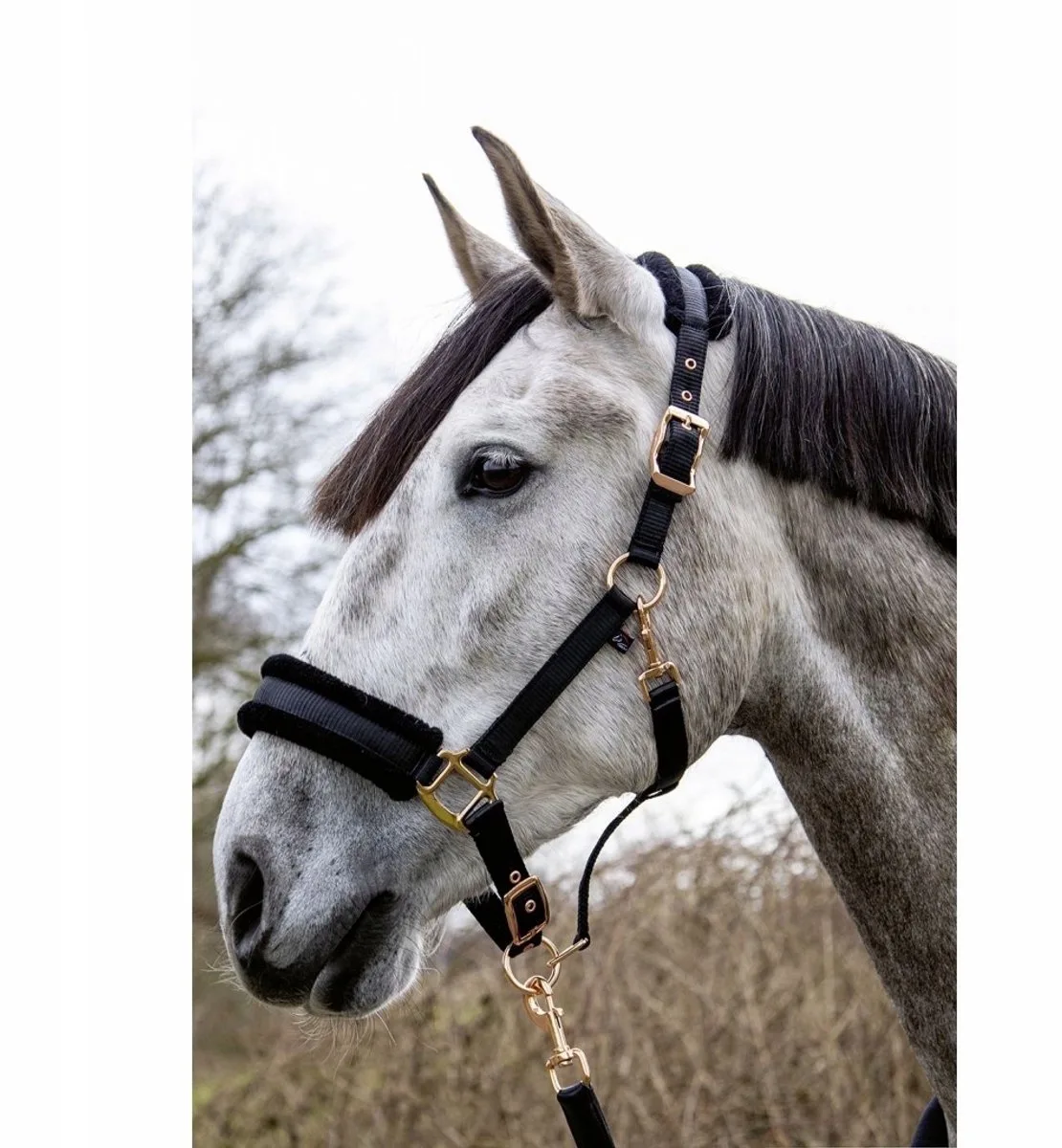 Kantara Rosegold Glamour Navy FULL - Stijlvol en comfortabel fra HKM – produktbillede