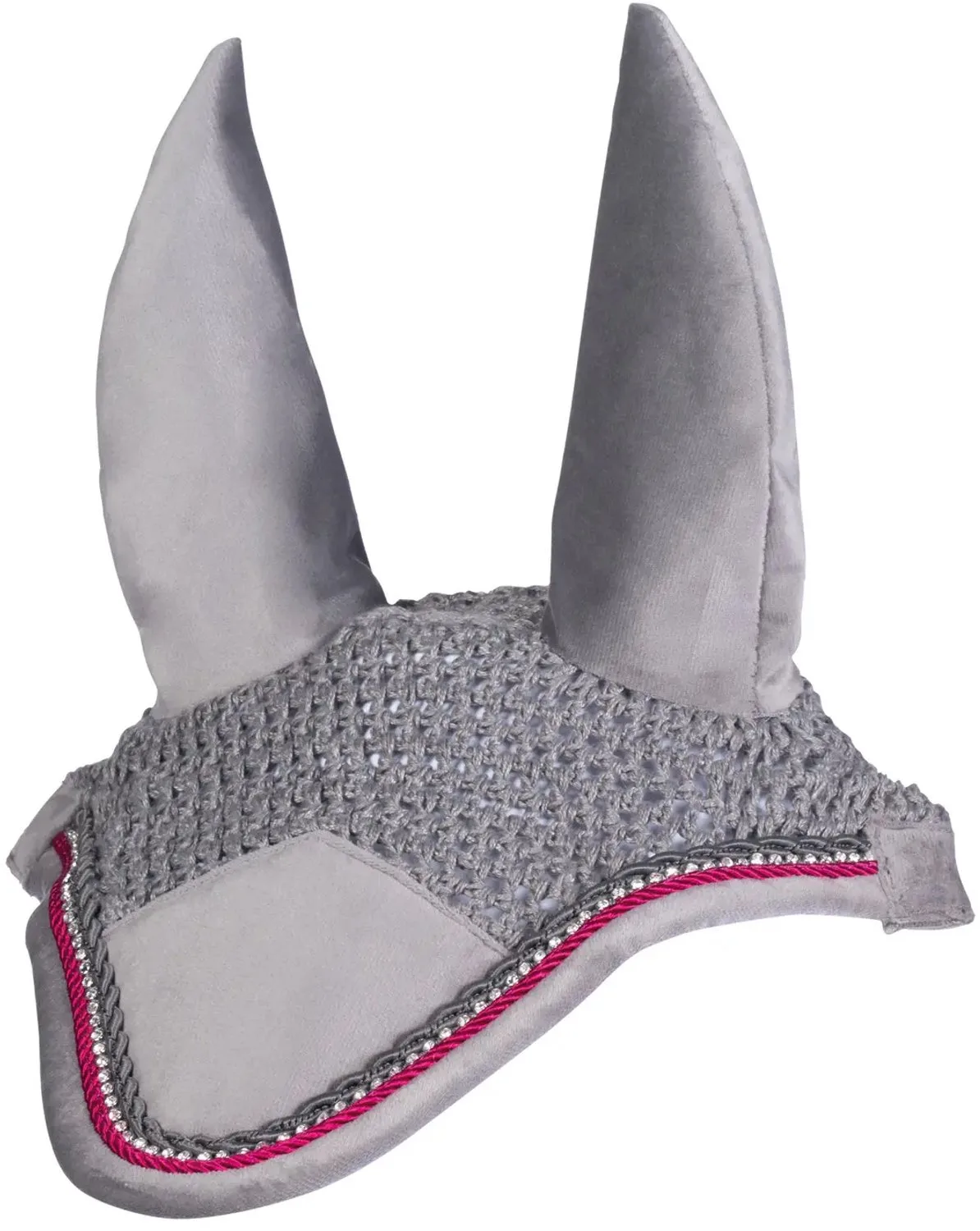 Korte hoed voor paarden HKM Berry by HKM in Dark grey – product photo
