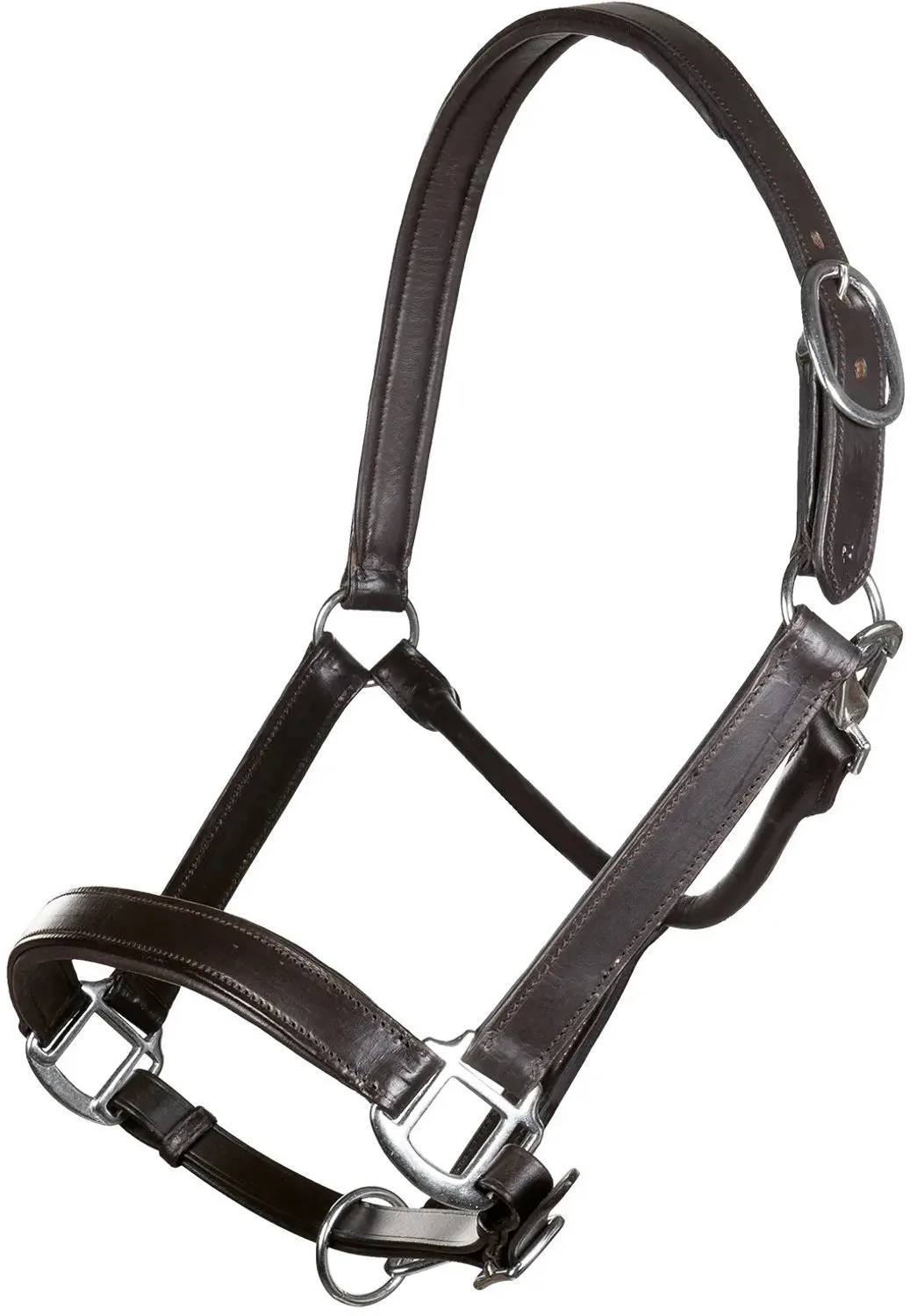 Leren halster voor paarden HKM Economic by HKM in Brown – product photo