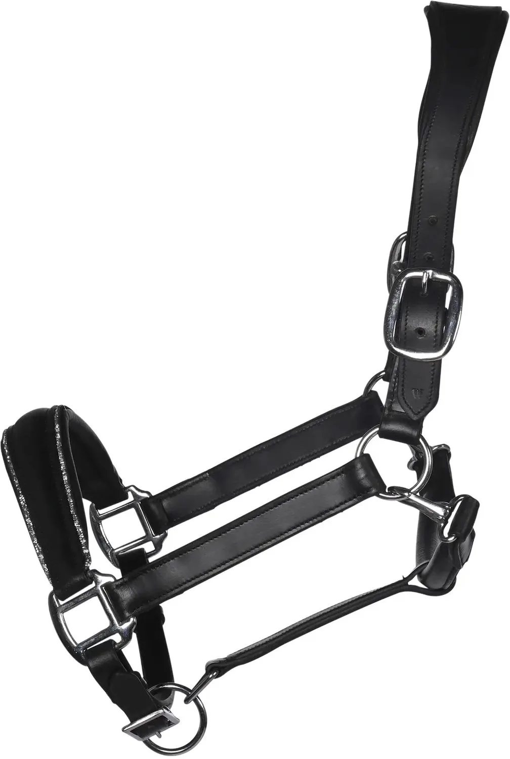 Leren halster voor paarden HKM Glamour by HKM in Black – product photo