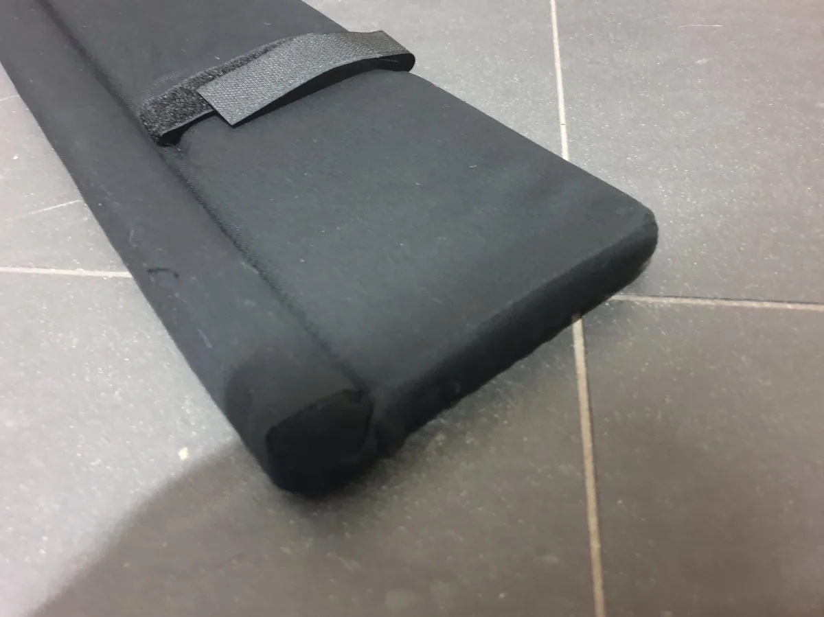 longeerpad Memoryfoam drukverdelend - one size de HKM en Noir – photo produit