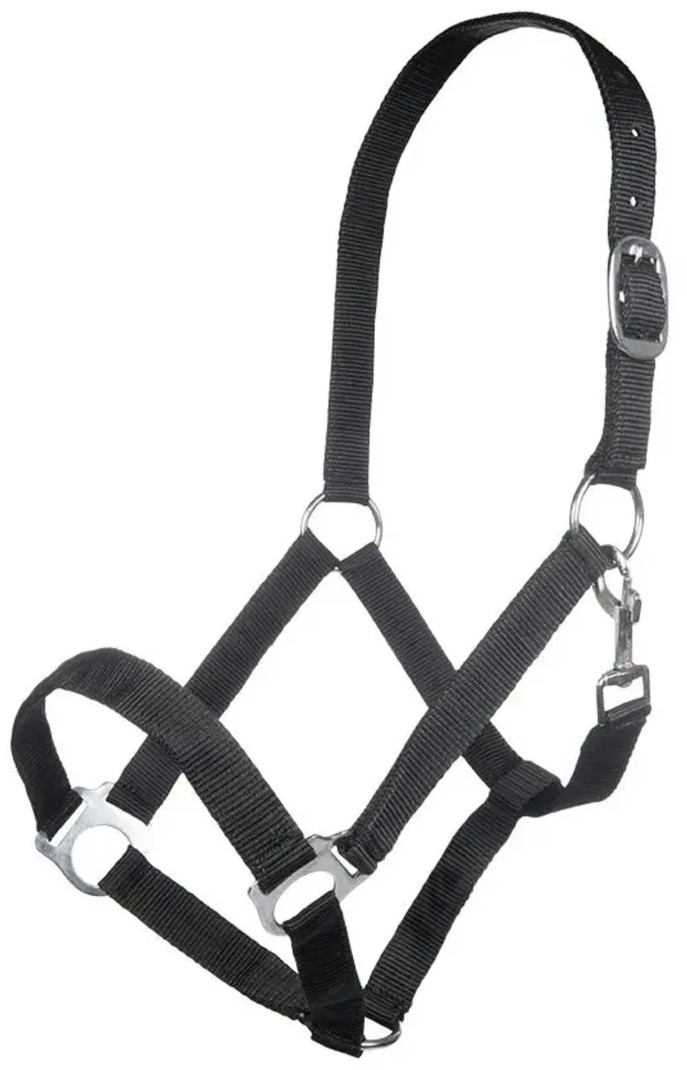 Nylon halster paard HKM Brisbane fra HKM i Sort – produktbillede