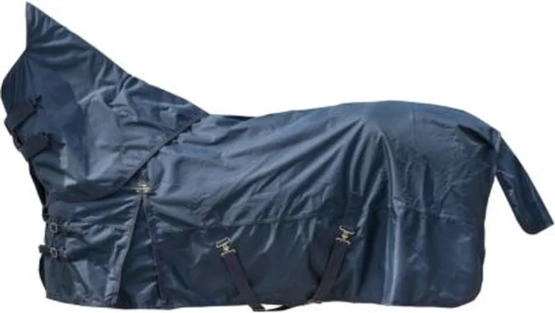 Outdoordeken - Combi 2 - met kliksysteem + 3 onderdekens - 195 de HKM en Bleu foncé – photo produit